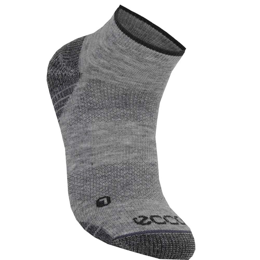 Men\'s Ecco Golf Ankle Socks Silver / Grey | USA 833SGL